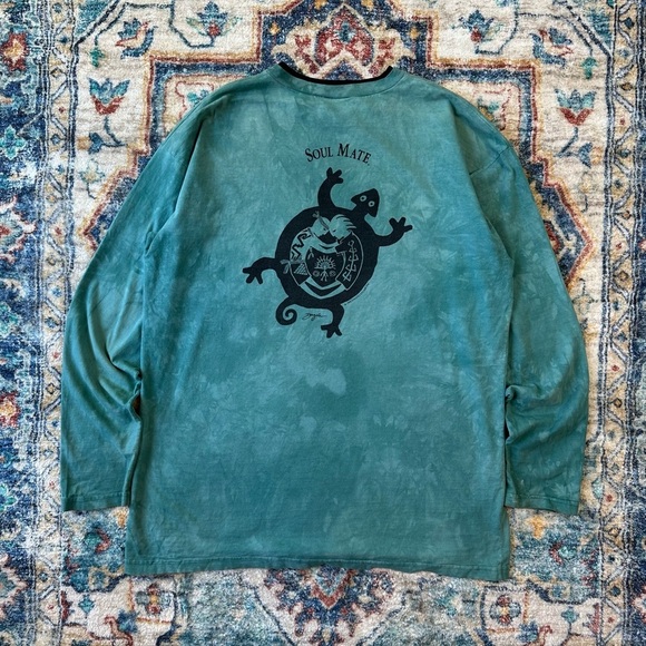 Vintage Dagoli Soul Mate Art Long Sleeve T-shirt Size XL - Picture 2 of 9